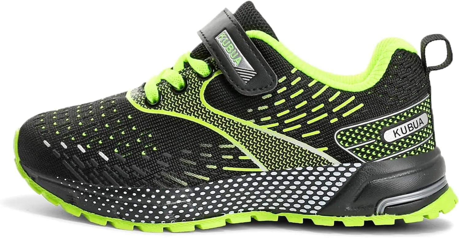 KUBUA Kids Sneakers for Boys Girls Running Shoes Sport Toddler Tennis Shoes