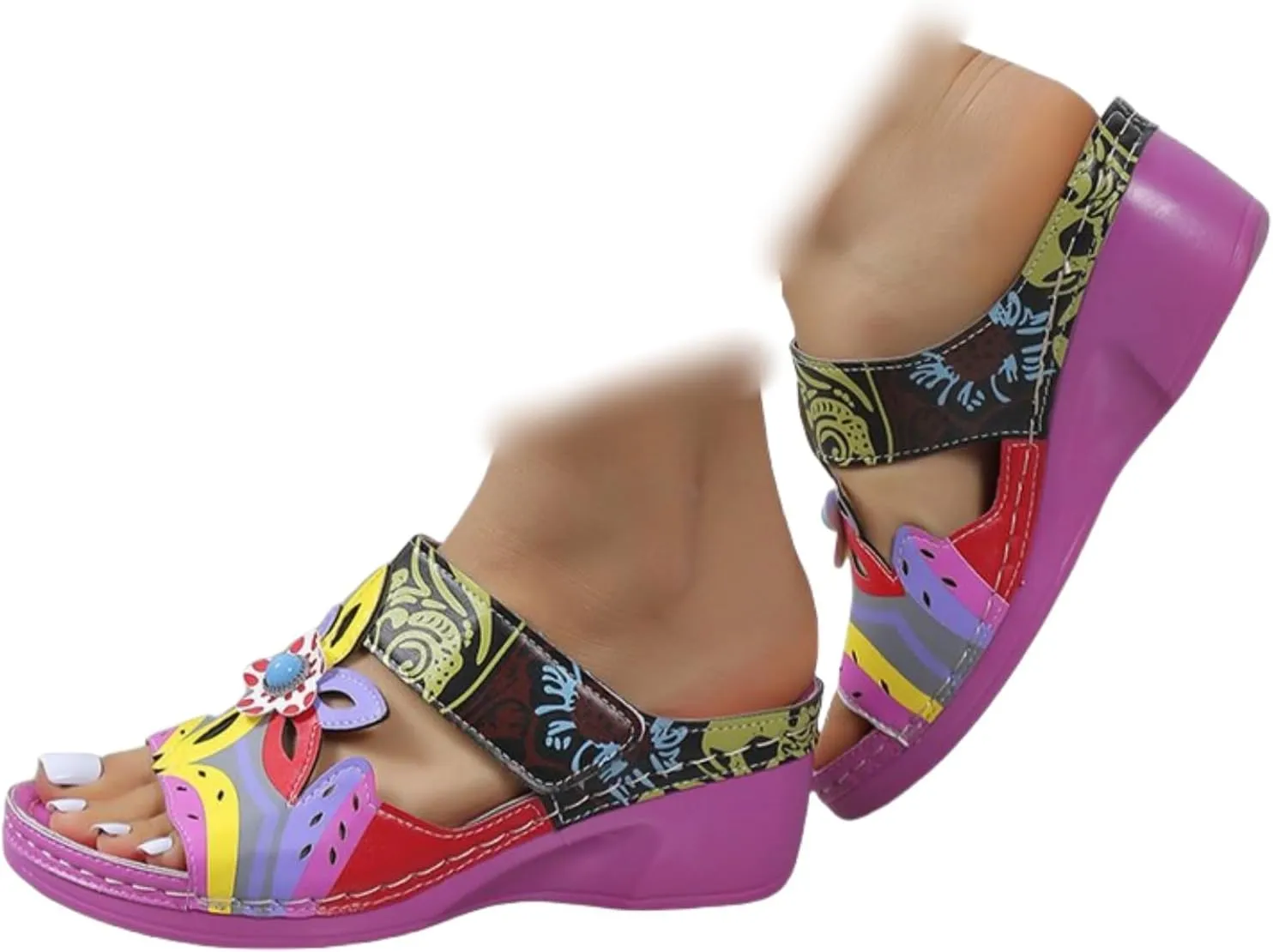 Ladmiple Sandals Women Dressy Comfortable Arch Support Orthopedic Slides Slippers Summer Fashion Orthotic Flip Flops 2025