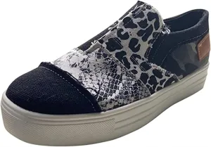 Ladmiple Shoes For Women Sneakers Trendy Fashion Slip On Low Top Walking Shoes Dressy Casual Summer Flats Canvas Loafers