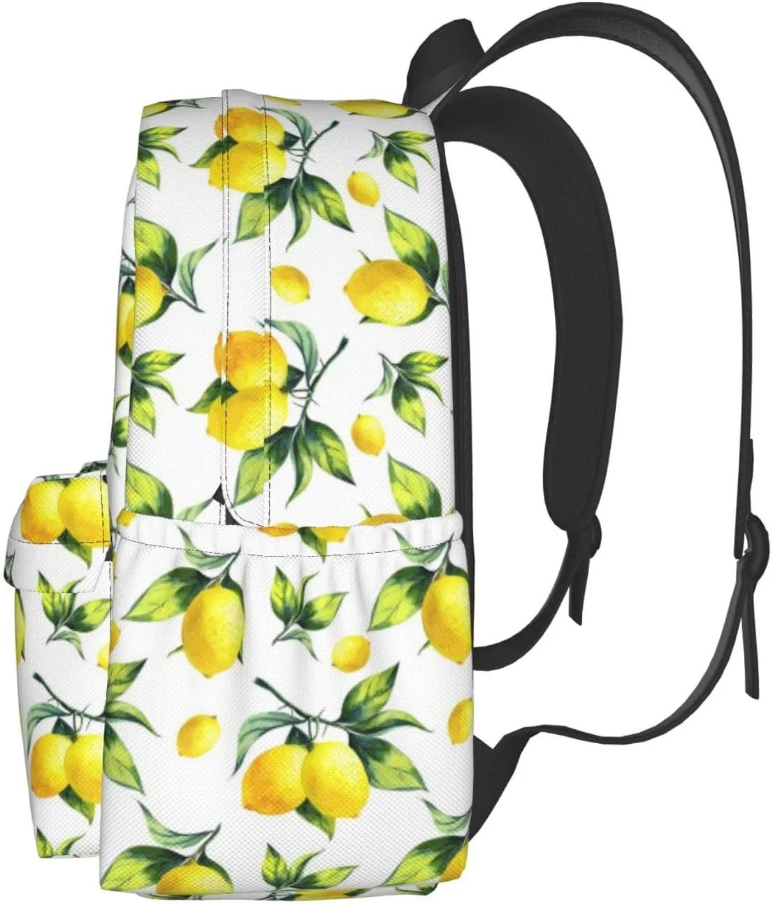 Laptop Backpack for Men Women Yellow Lemon Casual Travel Backpacks Lightweight College Backpack with Laptop Compartment for Daily Commutes Work Travel Hiking Daypack
