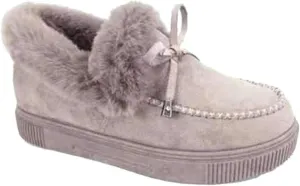 Lausiuoe Winter Fashion Boots For Women 2024 Snow Boots With Warm Fur Lining Comfortable Fuzzy Ankle Booties Loafers Shoes
