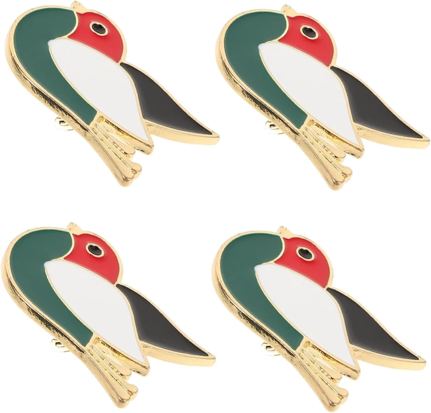 LIFKOME 4pcs Palestine Flag Brooch Pin Metal National Flag Accessories for Clothing Parties and Events Stylish Badge for Supporters of Palestine
