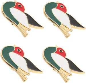 LIFKOME 4pcs Palestine Flag Brooch Pin Metal National Flag Accessories for Clothing Parties and Events Stylish Badge for Supporters of Palestine