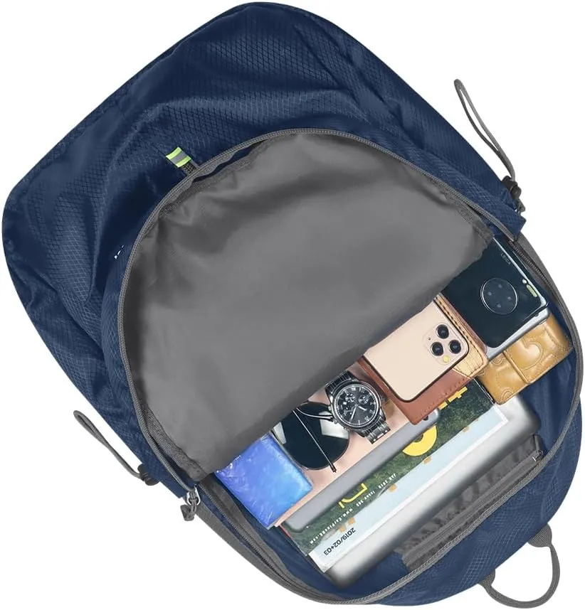 Lightweight Packable Foldable Backpack,Hiking backpack,Travel Backpack (Navy)