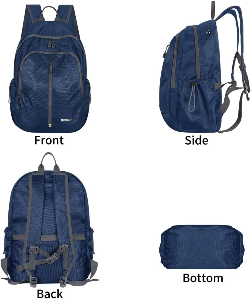 Lightweight Packable Foldable Backpack,Hiking backpack,Travel Backpack (Navy)