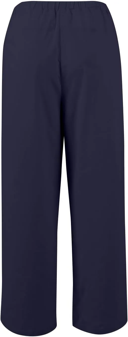 Linen Pants for Women Palazzo Button Down High Waisted Wide Leg Pants Lounge Elastic Summer Solid Clothes Baggy Pocket