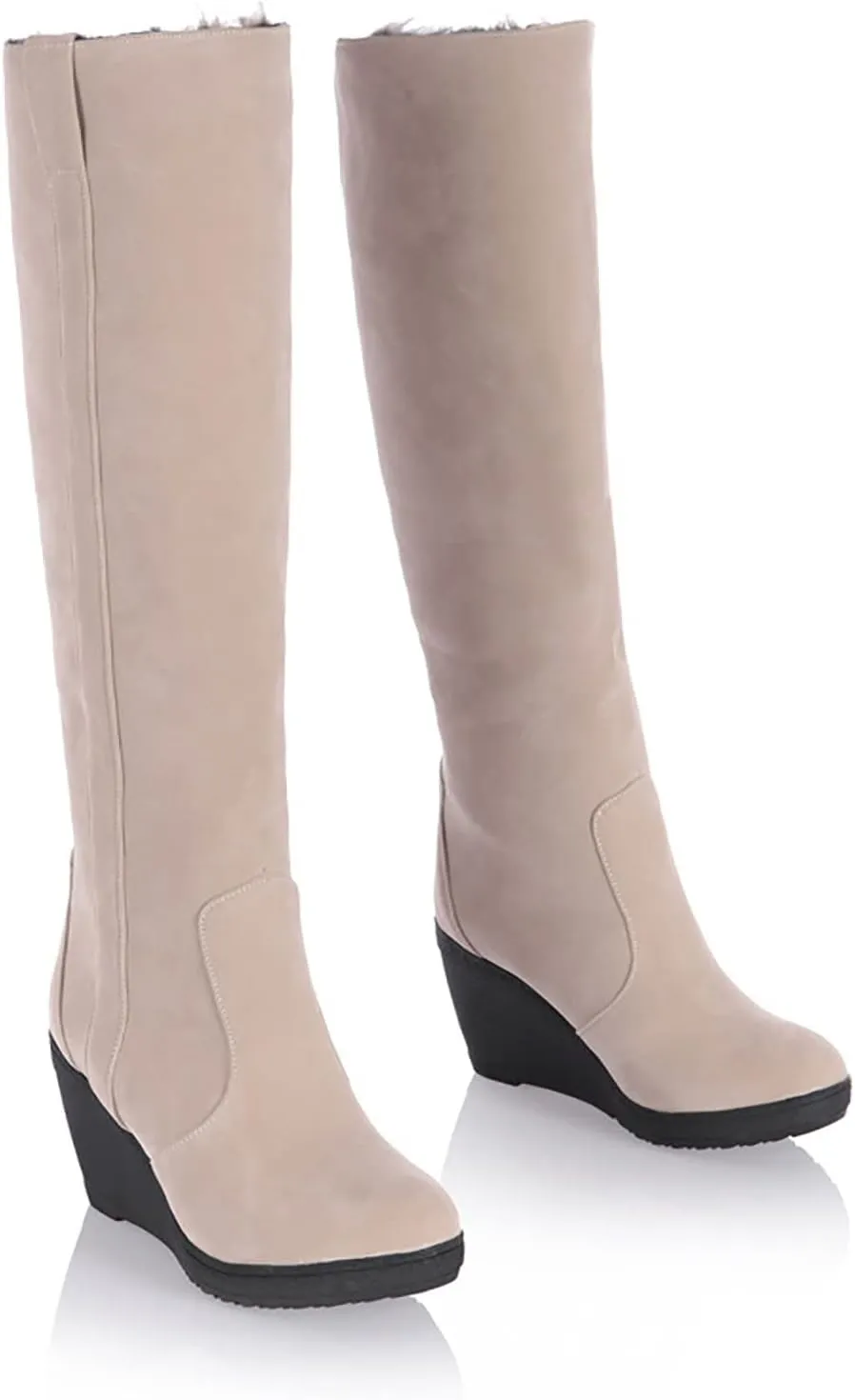 Long Winter Boots for Women Knee High Winter Snow Boots Women Size 11 Ladies Snow Boots Waterproof Chunky Heel Winter Boots for Women Botas De FrO Para Mujer