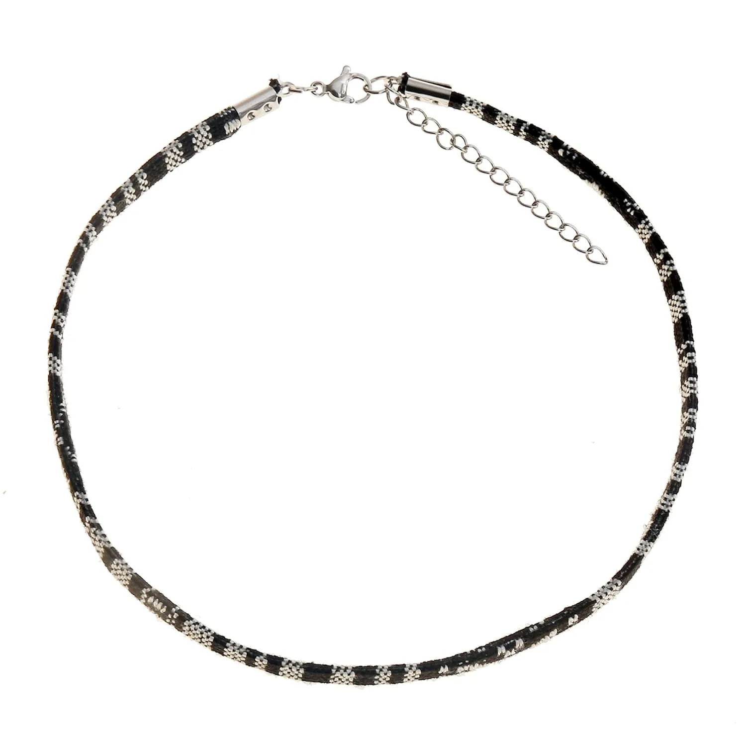 Made by Nami Boho Choker for Women and all Genders Waterproof & Adjustable Surfer Necklace Choker for Pride Parade & Hippie Festival (Black)