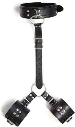 Make a Statement with our Leather Chokers and Bracelets Jewelry Set - Perfect for Cosplay and Neck Collar Enthusiasts