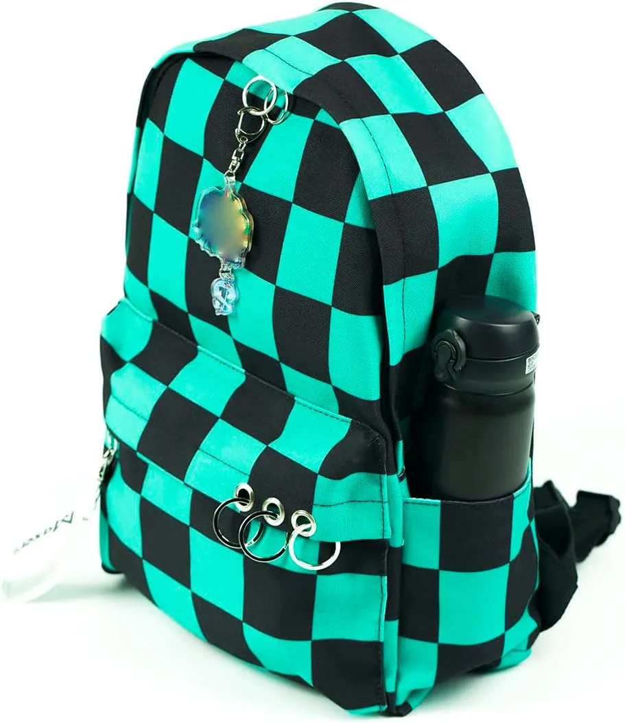 Maxer School Bag Outdoor Casual Shoulders Backpack Japanese Anime Travel Daypacks for Women Men