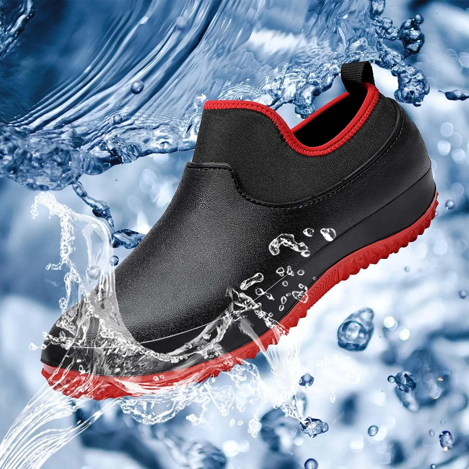 Meidiastra Mens Womens Chef Shoes Waterproof Non Slip Kitchen Work Clogs Nurse Clogs Safety Garden Shoes Work Shoes