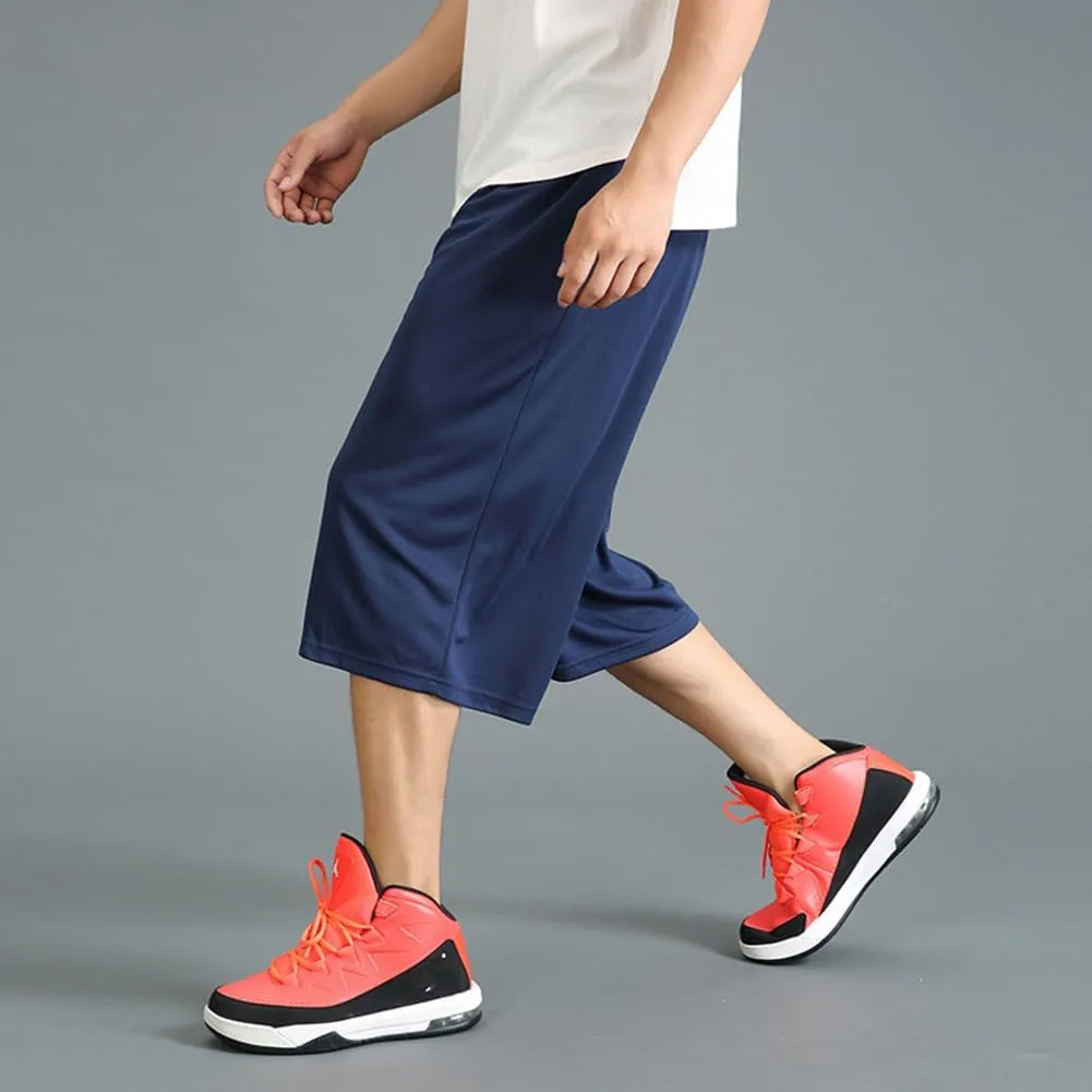 Men Basketball Shorts 2 Pack Lightweight Athletic Running Shorts Workout Gym Shorts
