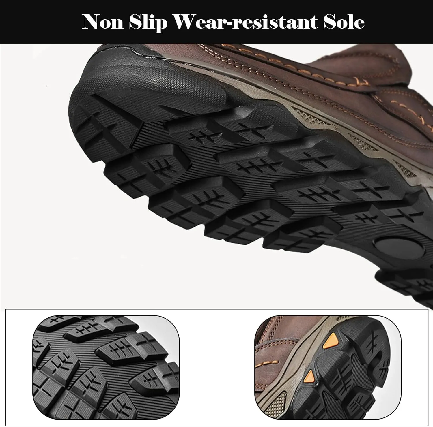 Men Loafers Comfortable Casual Shoes Walking Sneakers Oxford Waterproof Hiking Boots for Work Dress Travel