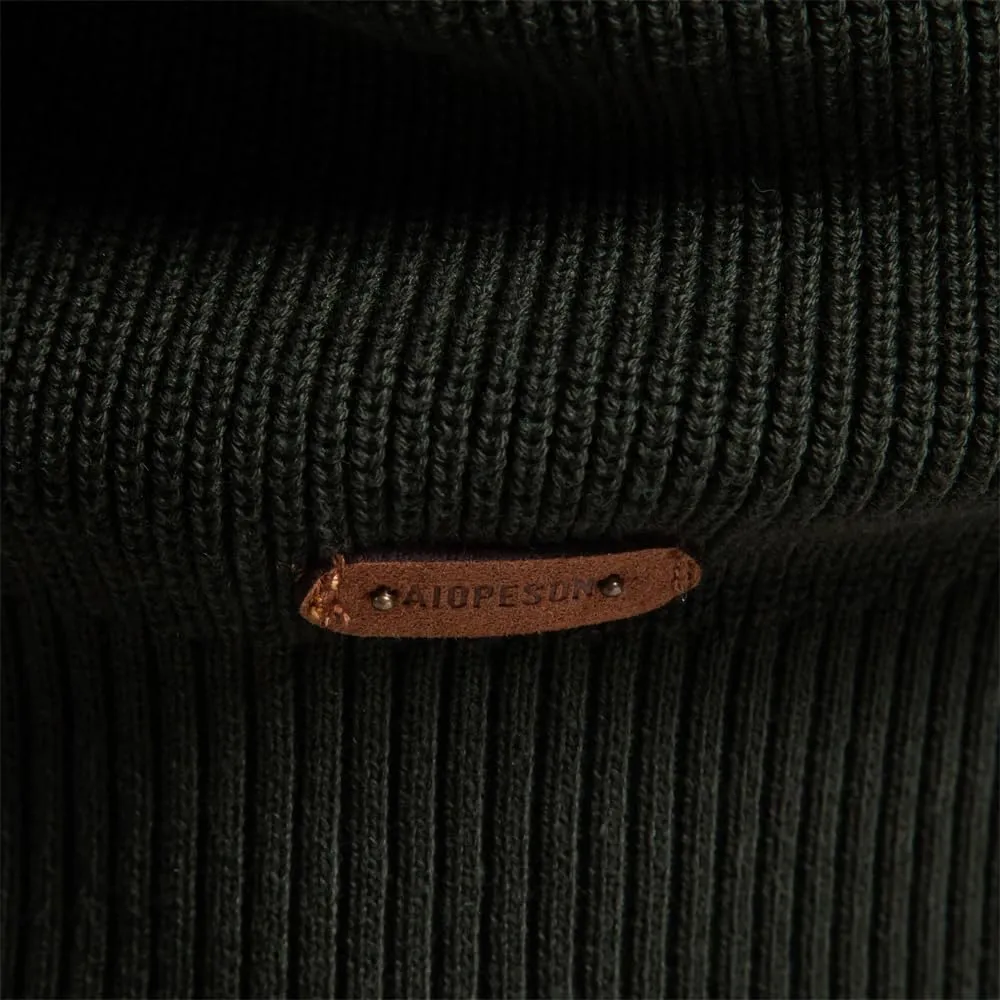 Men Mock Neck Button Sweater Casual Knitted Sweaters Turtleneck Pullover Polo Sweaters for Men