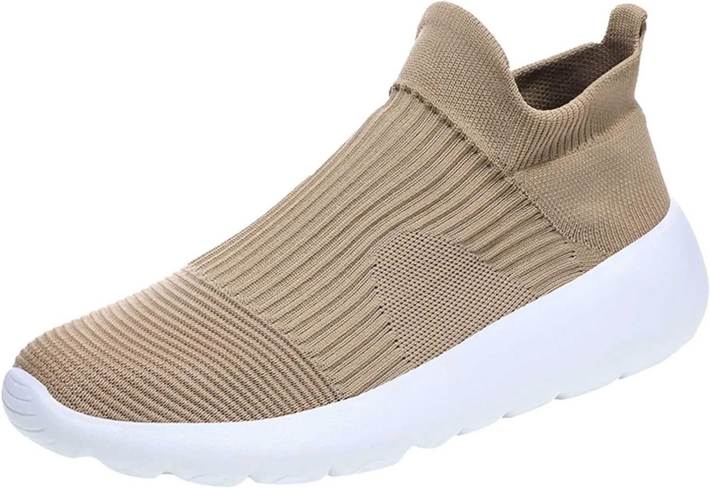 Men's Arch Support Insole Shoes Comfortable Breathable Stretch Canvas Slip on Sneaker Barefoot Minimalist Shoes