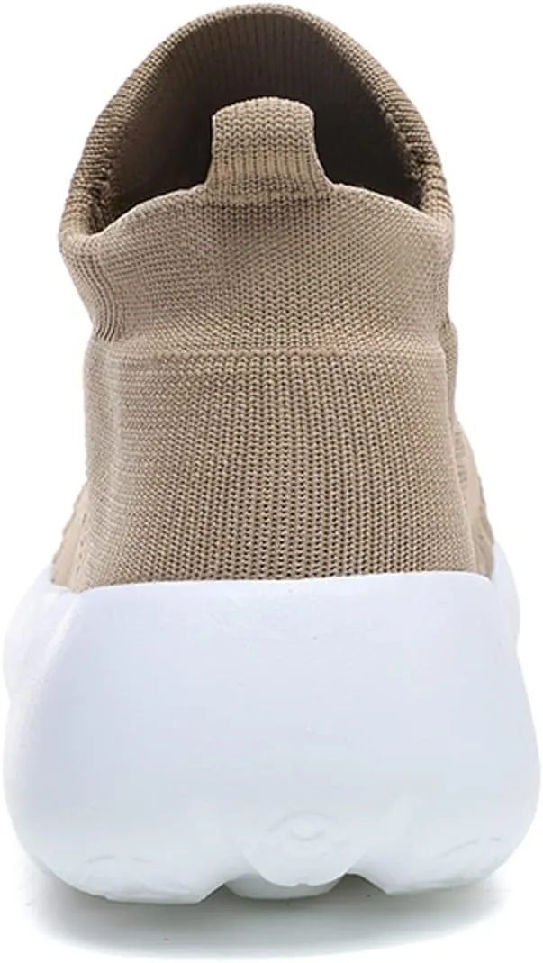 Men's Arch Support Insole Shoes Comfortable Breathable Stretch Canvas Slip on Sneaker Barefoot Minimalist Shoes