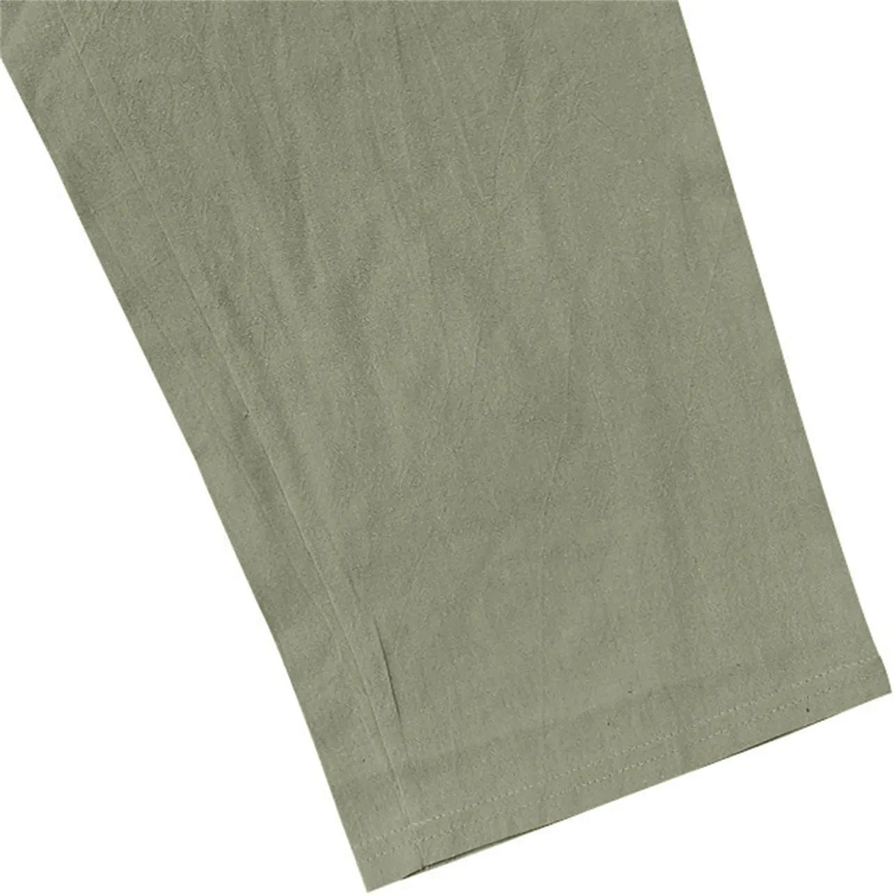 Men's Casual Linen Pants Elastic Waist Drawstring Yoga Beach Boho Pant Lightweight Loose Fit Trousers with Pockets