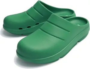 Men's Comfortable Breathable Slip-On Arch Support Non Slip Chef Work Shoes, Waterproof Oil-Resistant Shock Absorbing Kitchen Garden Shoes, for Kitchen, Nurse, Camping and Yard Work