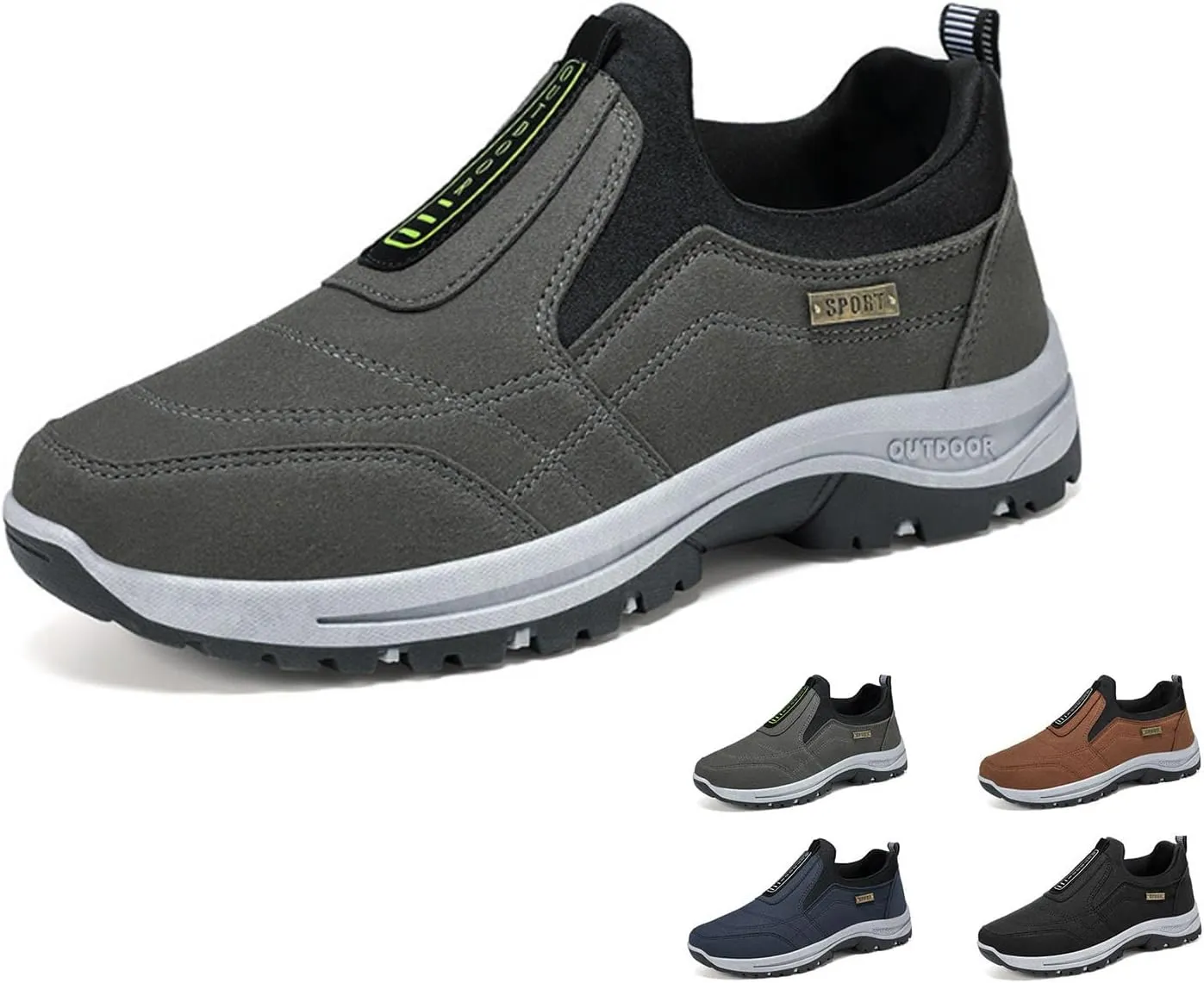 Men's Comfortable Waterproof Orthopedic Walking Shoes, Teresad Shoes Men, Breathable Walking Shoes for Men