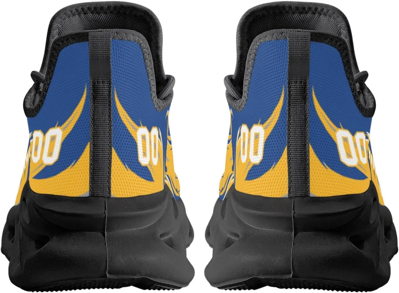 Men's Custom Basketball Flex Control Sneakers Personalized Breathable Fan Gift Name Number Workout Athletic Gym Slip-on Shoes
