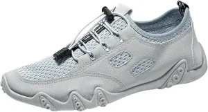 Men's Lightweight Non Slip Barefoot Shoes Business Mesh Breathable Walking Shoe Men's Arch Support Insole Shoes