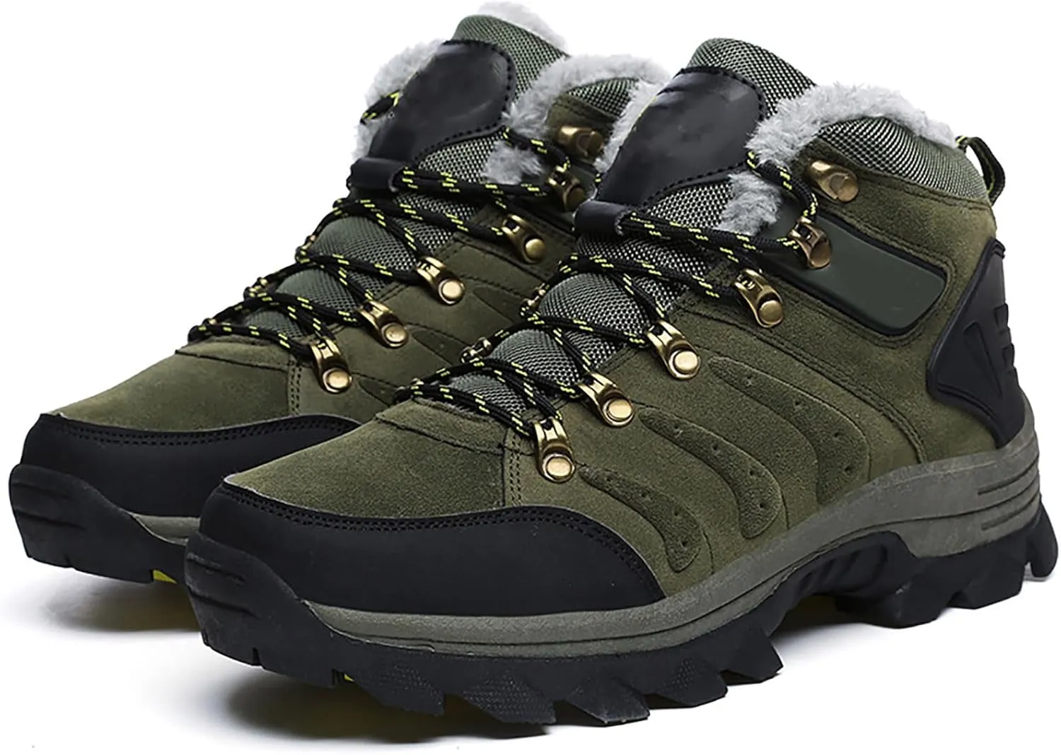 Men's Outdoor Waterproof Hiking Shoes Lightweight Non-Slip Sneakers for Season Camping Walking Work Climbing Shoe