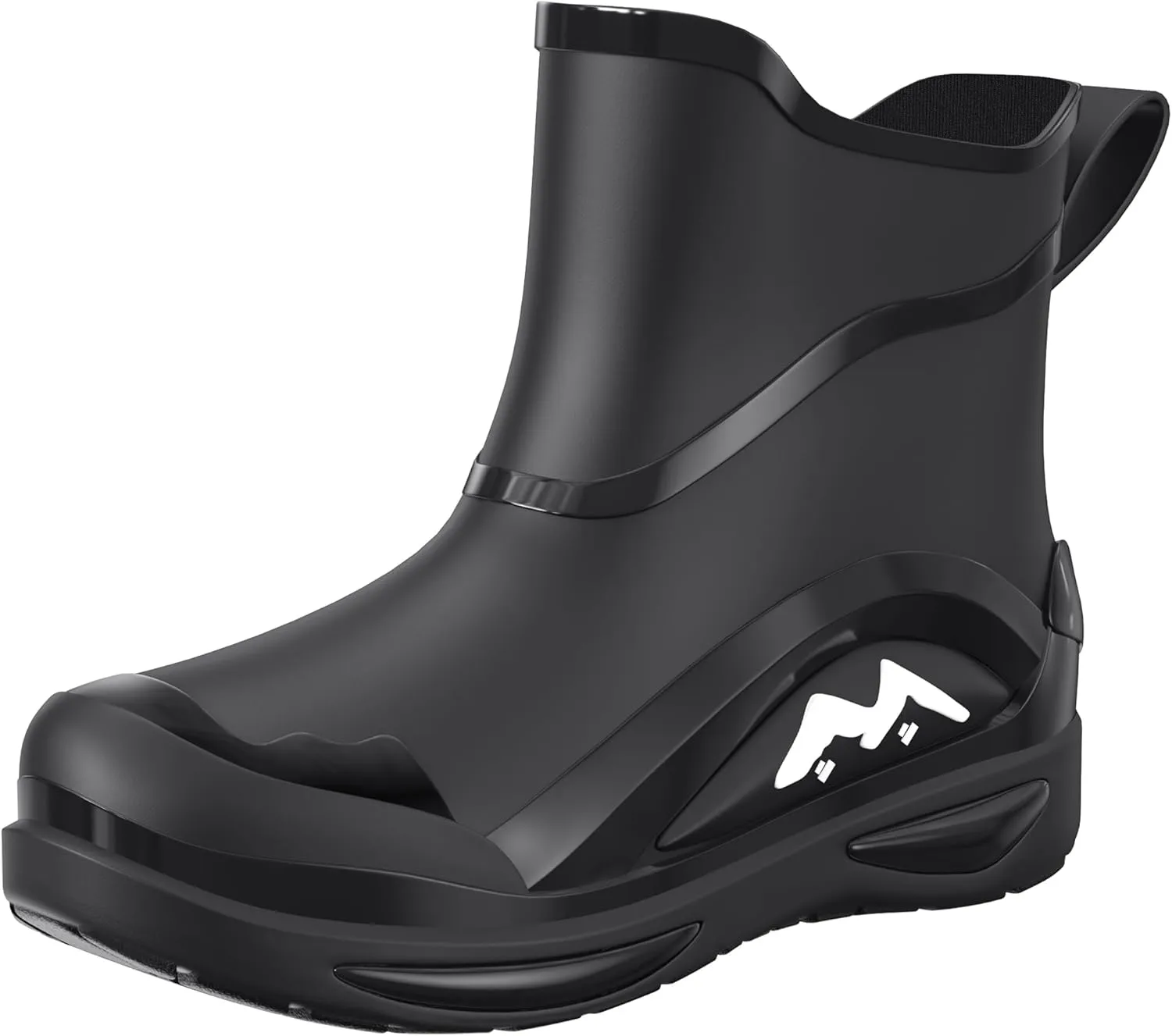 Men's rain boots,Ankle rubber boots for men Waterproof garden boots for men,Non-slip fishing boots,Water boots for men women