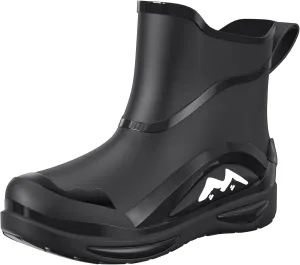Men's rain boots,Ankle rubber boots for men Waterproof garden boots for men,Non-slip fishing boots,Water boots for men women