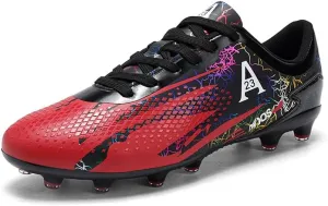 Mens Soccer Cleats Football Boots Professional Training Turf Mens Outdoor Indoor Sports Athletic Big Boy's Sneaker Indoor Shoes for Kids Soccer