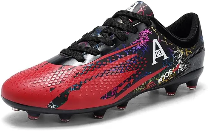 Mens Soccer Cleats Football Boots Professional Training Turf Mens Outdoor Indoor Sports Athletic Big Boy's Sneaker Indoor Shoes for Kids Soccer