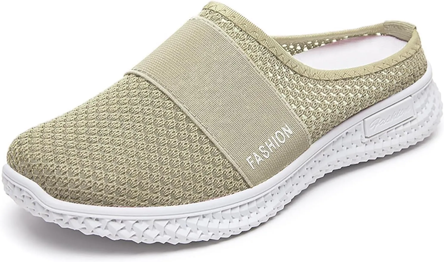 Mules Clogs for Women Diabetic Air-Cushion Slip-On Walking Shoes Lightweight Platform Mesh Mules Sneaker Sandals Orthopedic Slippers Backless Sneakers