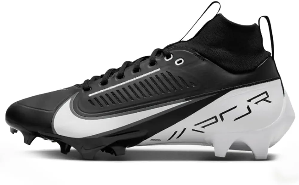Nike Vapor Edge Pro 360 2 Men's Football Cleats (DA5456-001, Black/White-Black)