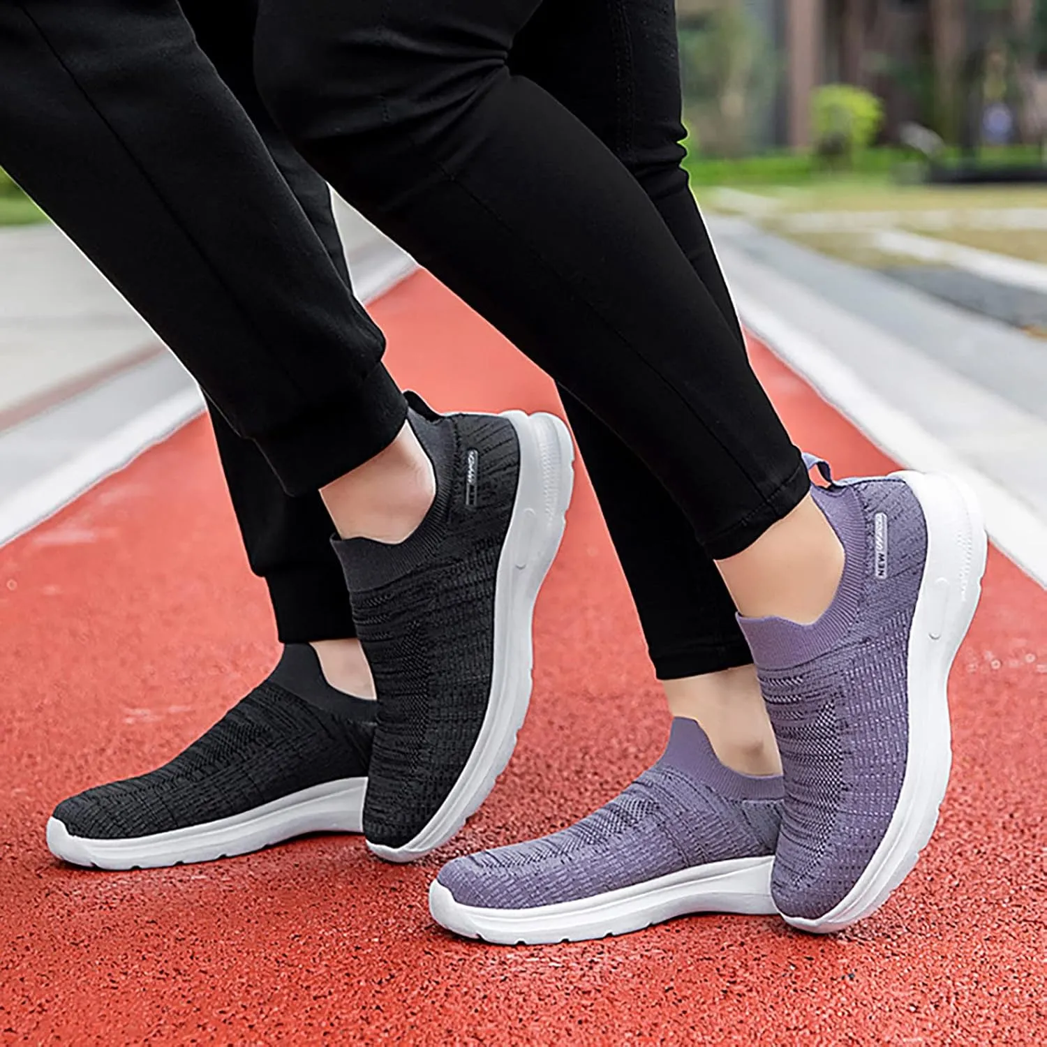 Non Slip Shoes for Women Food Service Plantar Fasciitis Zapatos para Juanetes De Mujer Womens Slip On Shoes Size 9 Wide Bowling Shoes Women 9 Wide Zapatos Comodos para Caminar Mucho De Mujer
