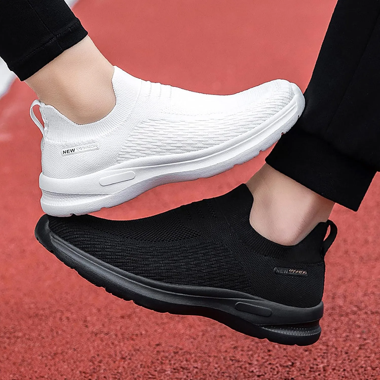 Non Slip Shoes for Women Food Service Plantar Fasciitis Zapatos para Juanetes De Mujer Womens Slip On Shoes Size 9 Wide Bowling Shoes Women 9 Wide Zapatos Comodos para Caminar Mucho De Mujer