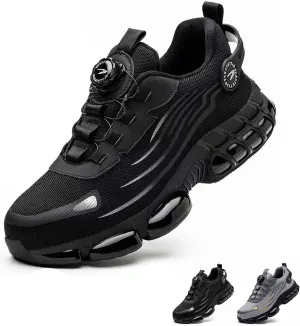 Noozier Safety Shoes, Noozier Safety Shoes Mens Steel Toe, Velva Secured Shoe, Comfortable Puncture Proof Sneakes Boots Air Cushion