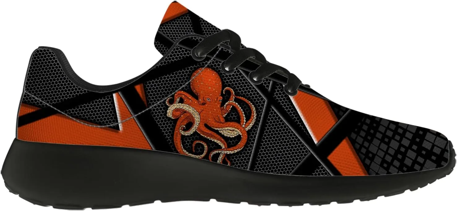 Octopus Shoes Women's Men's Running Tennis Shoes Fashion Sneakers Octopus Gifts for Women Men