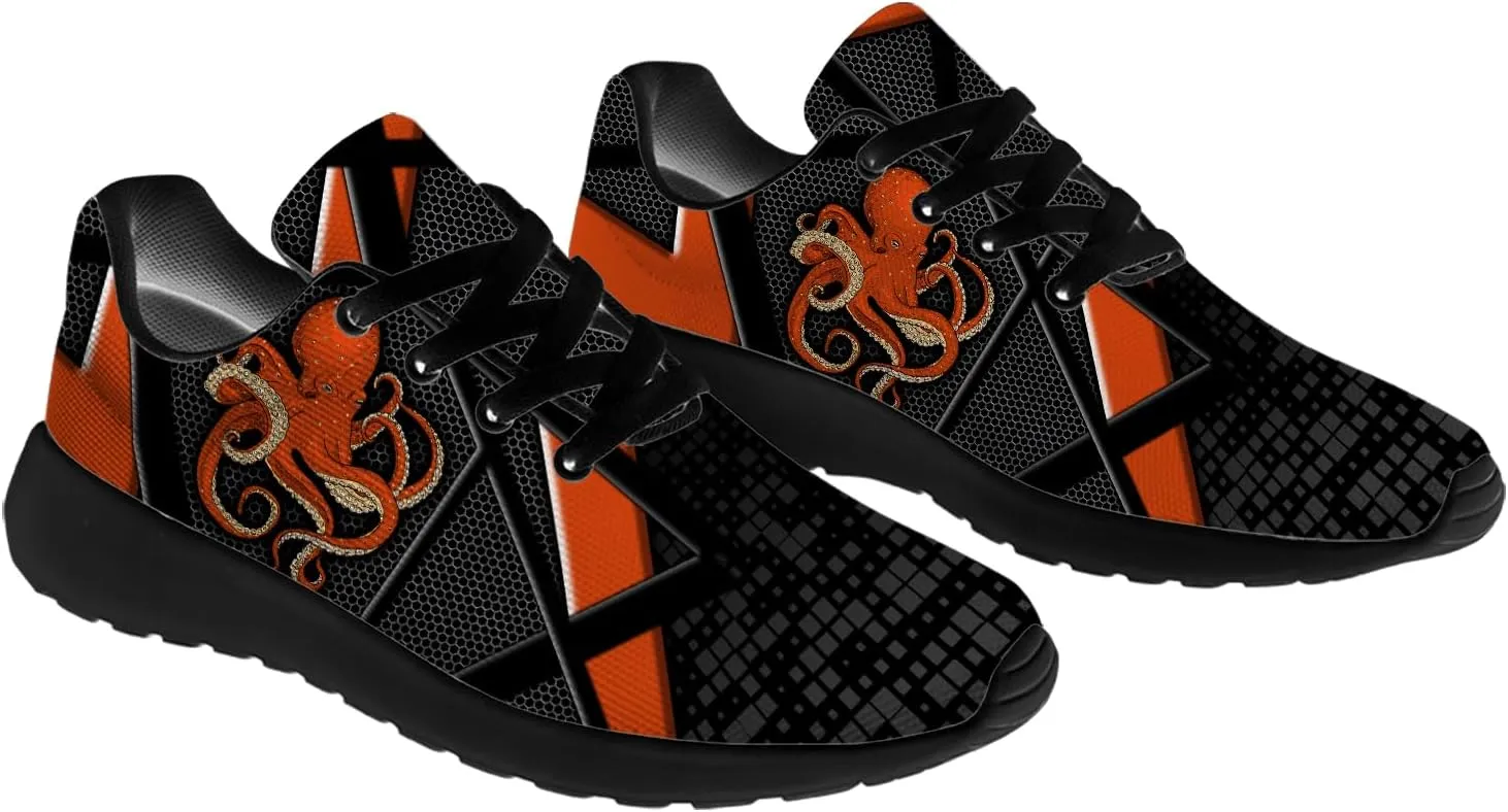 Octopus Shoes Women's Men's Running Tennis Shoes Fashion Sneakers Octopus Gifts for Women Men