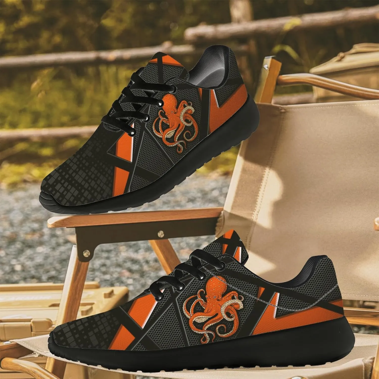 Octopus Shoes Women's Men's Running Tennis Shoes Fashion Sneakers Octopus Gifts for Women Men