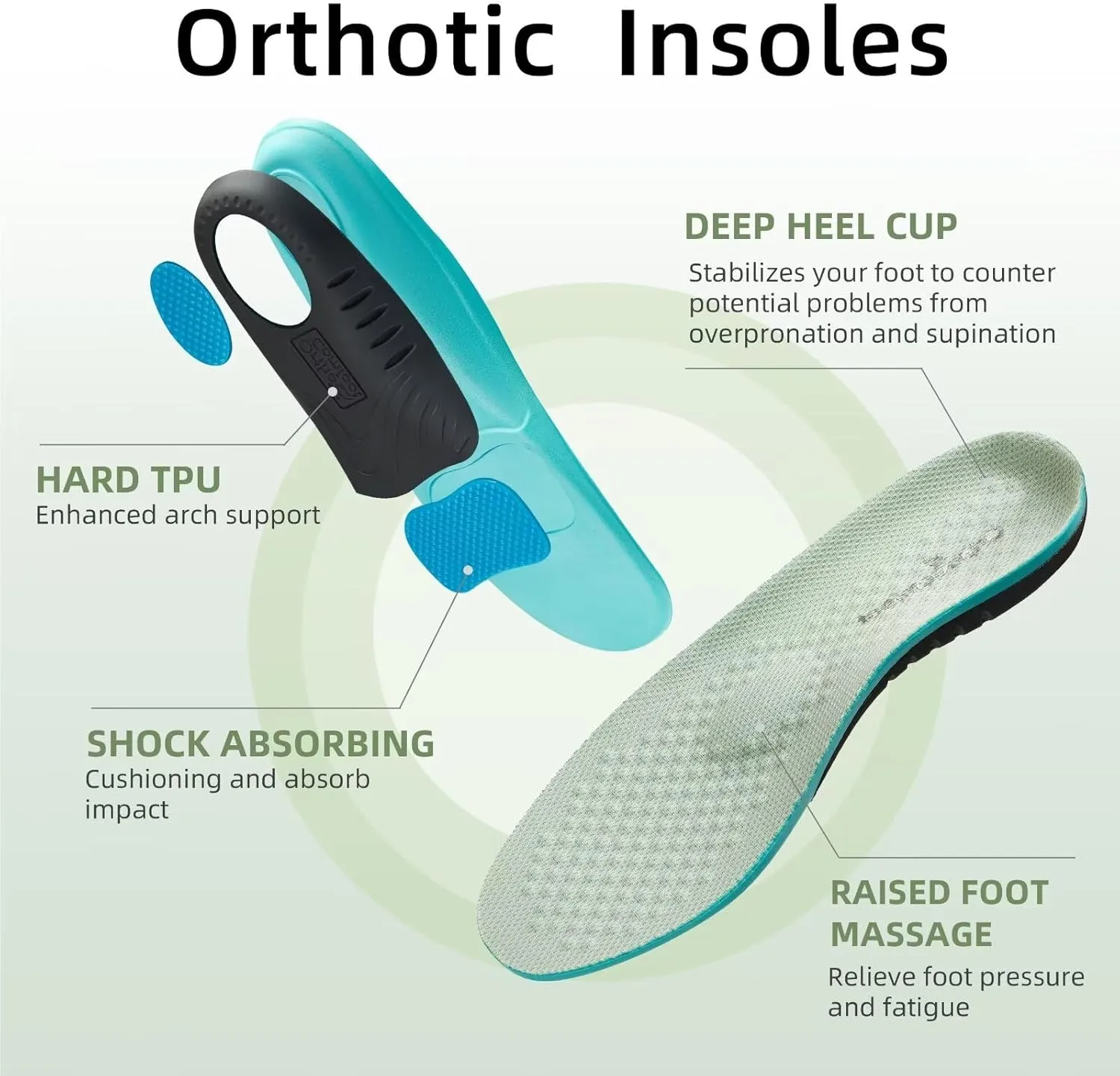 OrthoComfoot Men's Orthopedic Fashion Sneakers for Plantar Fasciitis: Comfortable Walking Shoes with Arch Support, Casual Cushion Orthotic Shoes for Foot and Heel Pain Relief