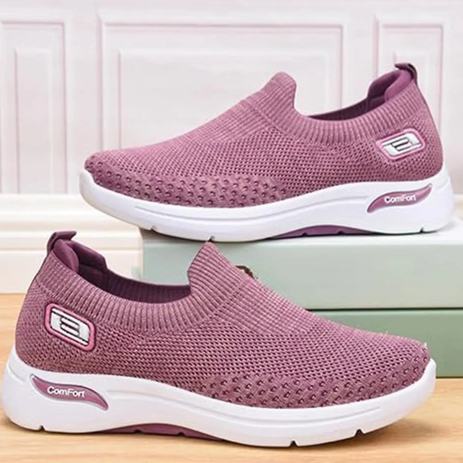 Orthopedic Shoes for Women, Breathable Soft Shoes, Canvas Sneakers Women, Comfort Wear Orthowear Shoe, Nurse Babe Shoe Tennis Sneakers Mesh Casual Comfortable Footwear for Walking 2025