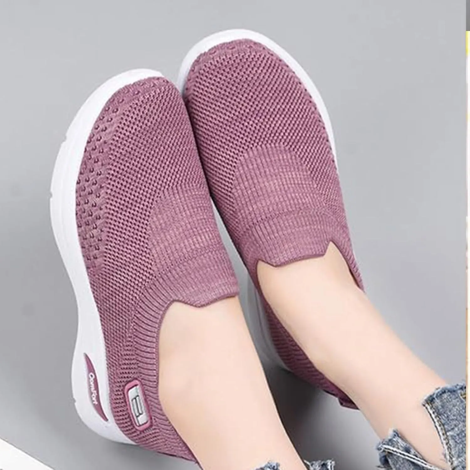 Orthopedic Shoes for Women, Breathable Soft Shoes, Canvas Sneakers Women, Comfort Wear Orthowear Shoe, Nurse Babe Shoe Tennis Sneakers Mesh Casual Comfortable Footwear for Walking 2025