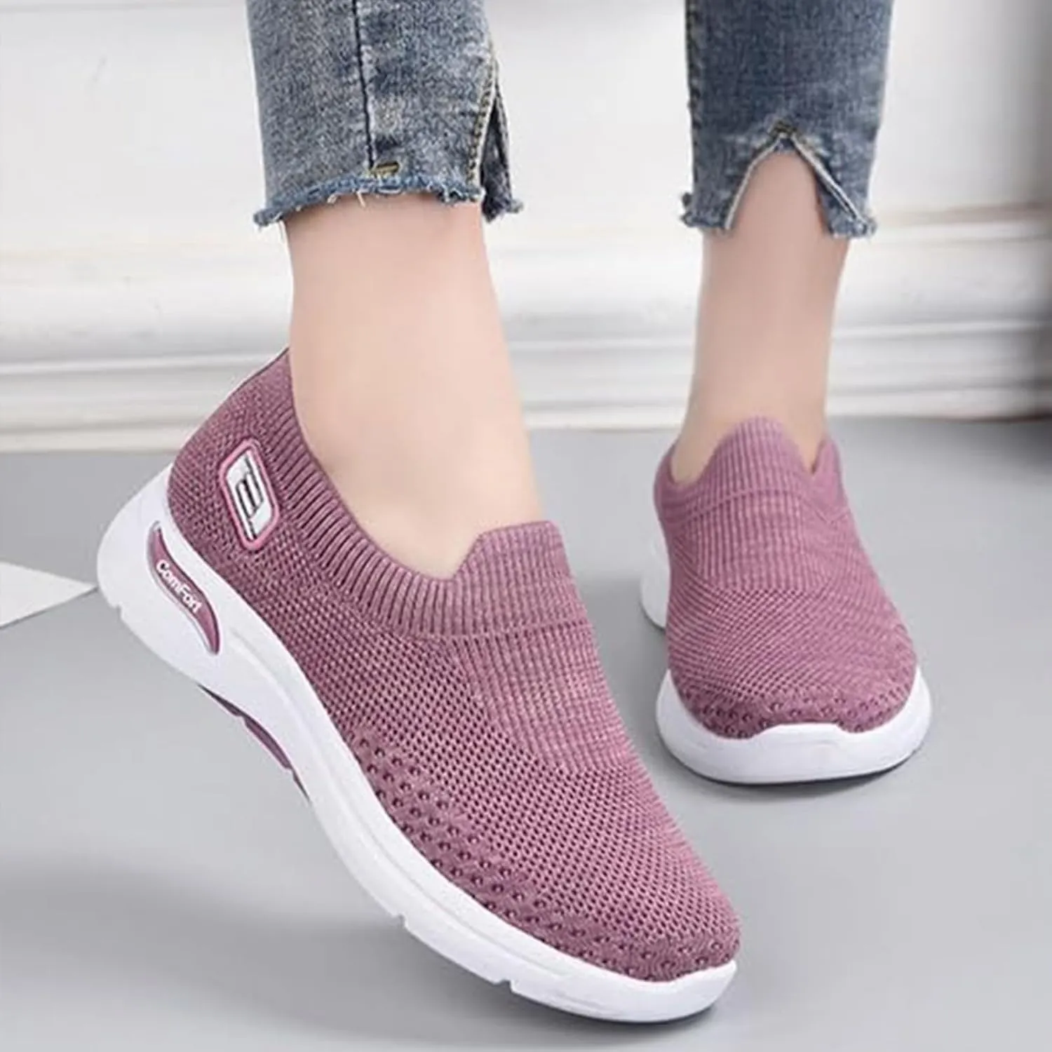 Orthopedic Shoes for Women, Breathable Soft Shoes, Canvas Sneakers Women, Comfort Wear Orthowear Shoe, Nurse Babe Shoe Tennis Sneakers Mesh Casual Comfortable Footwear for Walking 2025