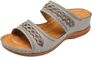 Orthopedic Wedge Sandals for Women Slippers with Arch Support Sandals Summer Flat Open Toe Platform Sandal 2025