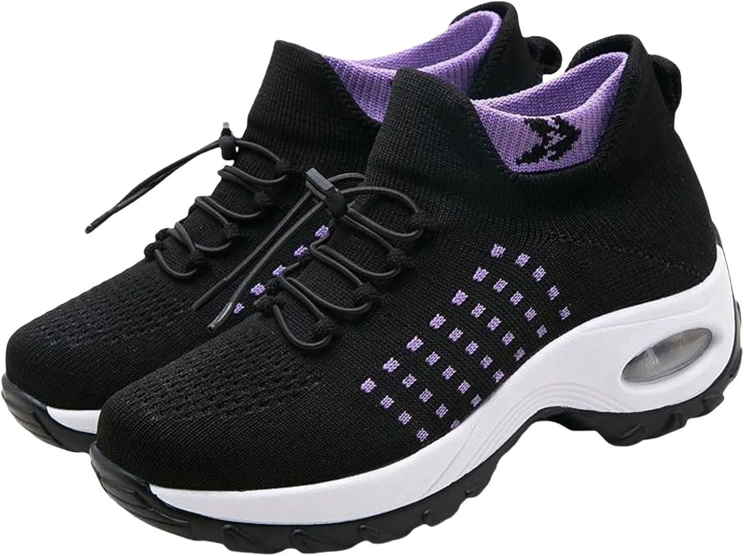 Orthowear Shoes for Women Lightweight Comfortable Stretch Cushion Sneakers Athletic Mesh Hollow Out Platform Loafers Slip On Air Wear Nurse Shoes
