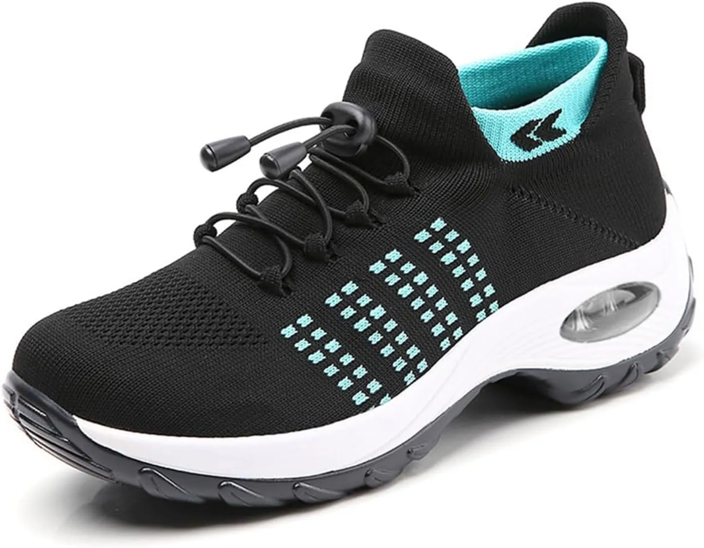 Orthowear Shoes for Women Lightweight Comfortable Stretch Cushion Sneakers Athletic Mesh Hollow Out Platform Loafers Slip On Air Wear Nurse Shoes