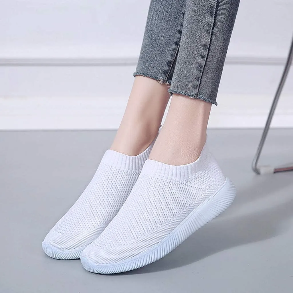 Plantar Fasciitis Walking Shoes Women Slip Ons Tenis Antideslizante para Mujer De Trabajo Shoes for Women Sneakers Slip On Sneakers for Women Fashion Platform White Comfy Black Shoes for Women Dressy
