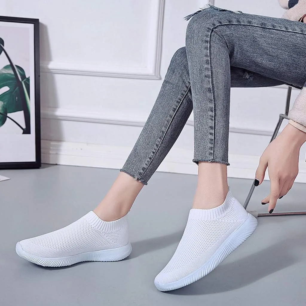 Plantar Fasciitis Walking Shoes Women Slip Ons Tenis Antideslizante para Mujer De Trabajo Shoes for Women Sneakers Slip On Sneakers for Women Fashion Platform White Comfy Black Shoes for Women Dressy