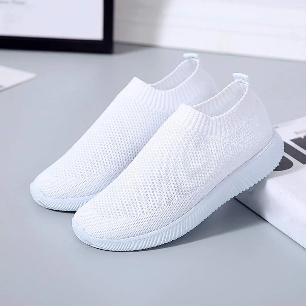 Plantar Fasciitis Walking Shoes Women Slip Ons Tenis Antideslizante para Mujer De Trabajo Shoes for Women Sneakers Slip On Sneakers for Women Fashion Platform White Comfy Black Shoes for Women Dressy