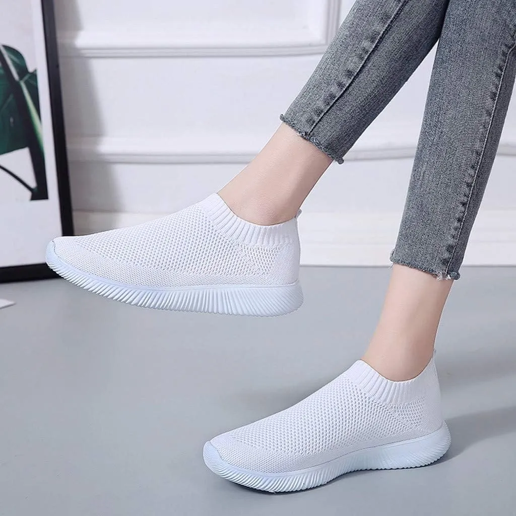 Plantar Fasciitis Walking Shoes Women Slip Ons Tenis Antideslizante para Mujer De Trabajo Shoes for Women Sneakers Slip On Sneakers for Women Fashion Platform White Comfy Black Shoes for Women Dressy