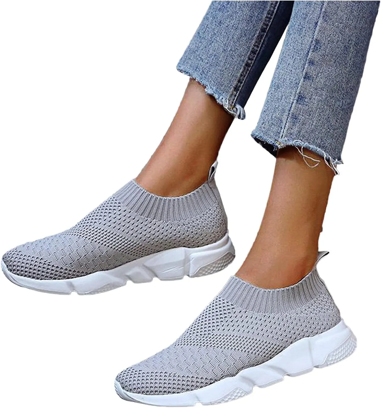 Platform Sneakers for Women 2023 Non Slip Zapatillas Blancas para Mujer De Tacon Bajo Black Tennis Shoes for Women Non Slip Women's Sneakers Wide Zapatos De Trabajo para Mujer